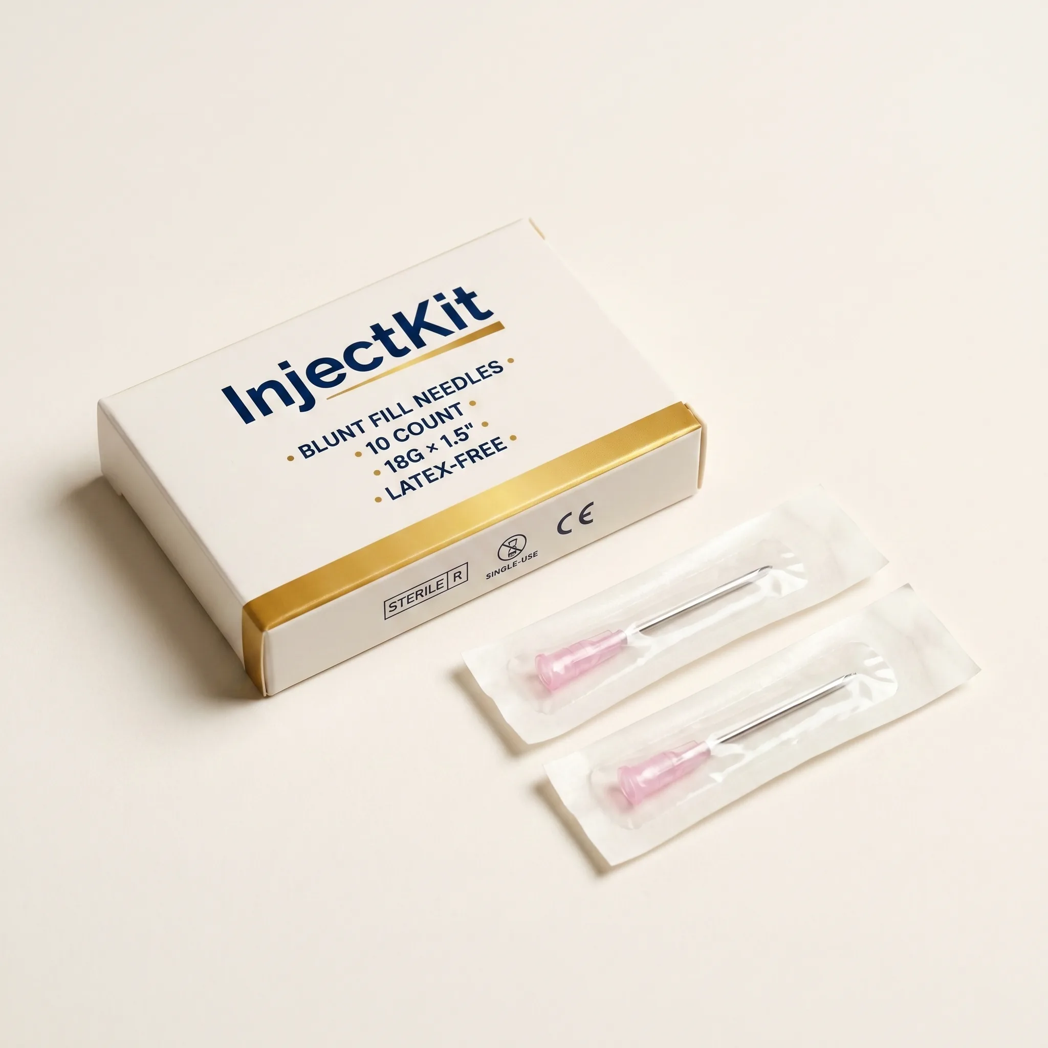 18G × 1.5″ Blunt Fill Needles (10-pack)