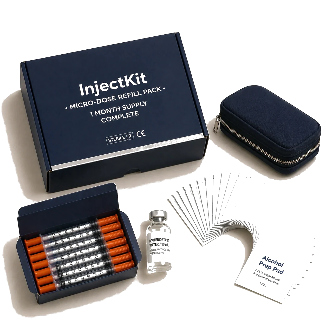 Micro-Dose Refill — 31G × 8 mm 0.3 mL precision syringes