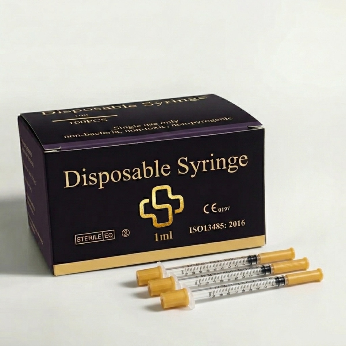 3ml Luer-Lock Syringe + 21G × 1″ Needle