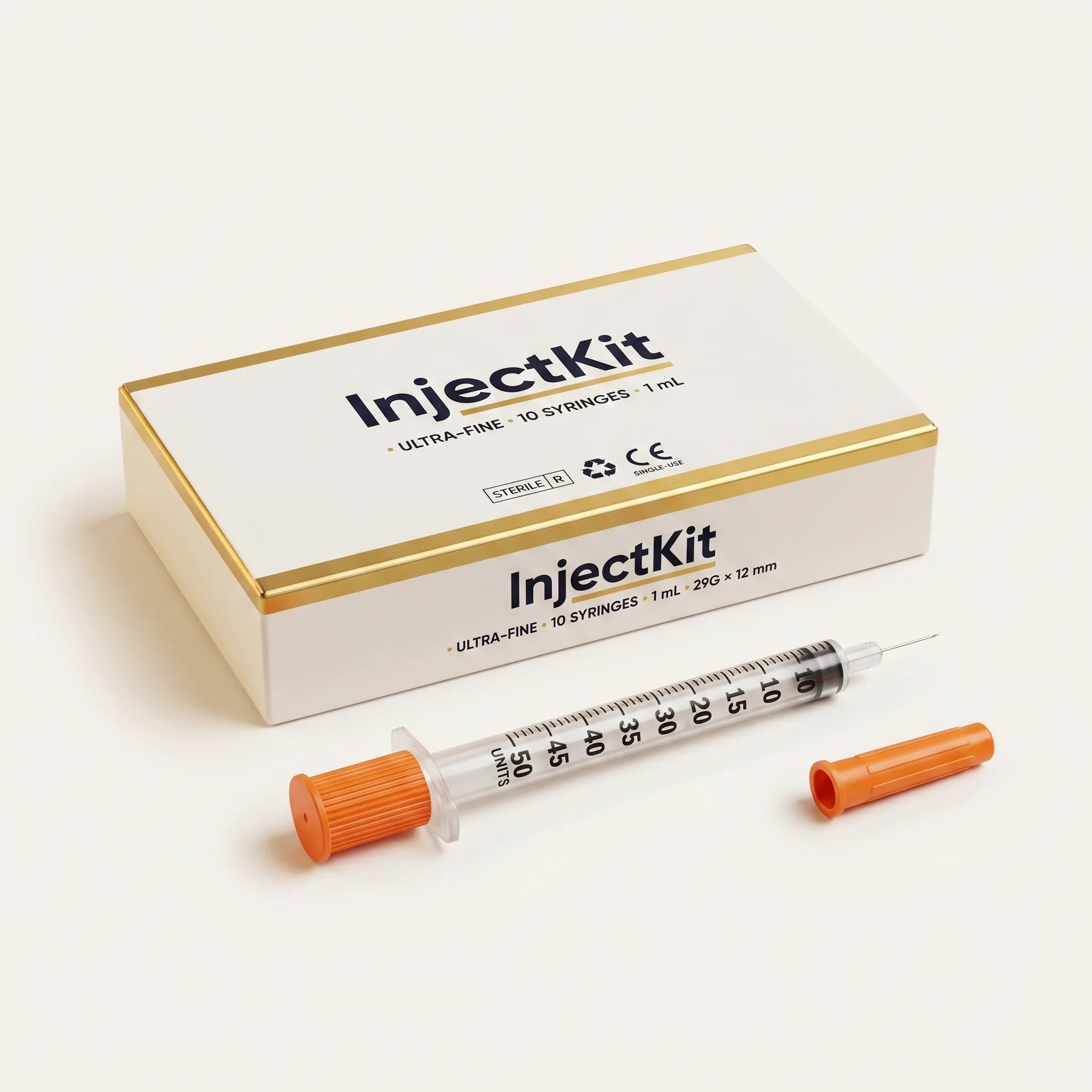 29G x 12mm Sterile Syringes