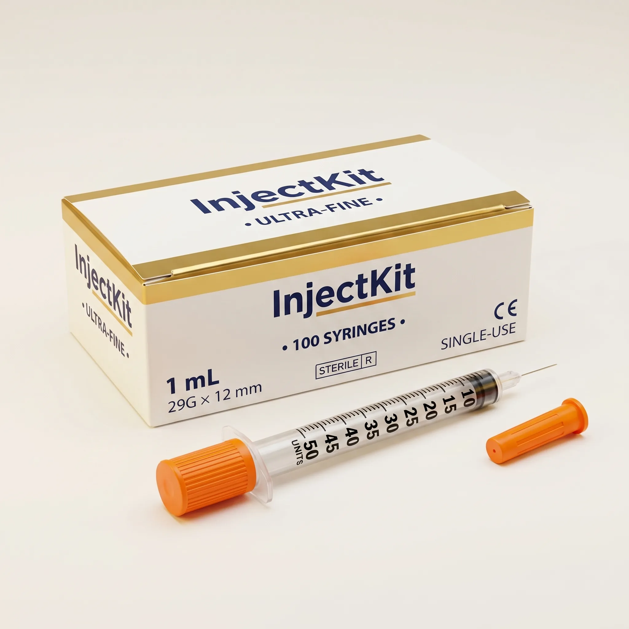 29G x 12mm Sterile Syringes