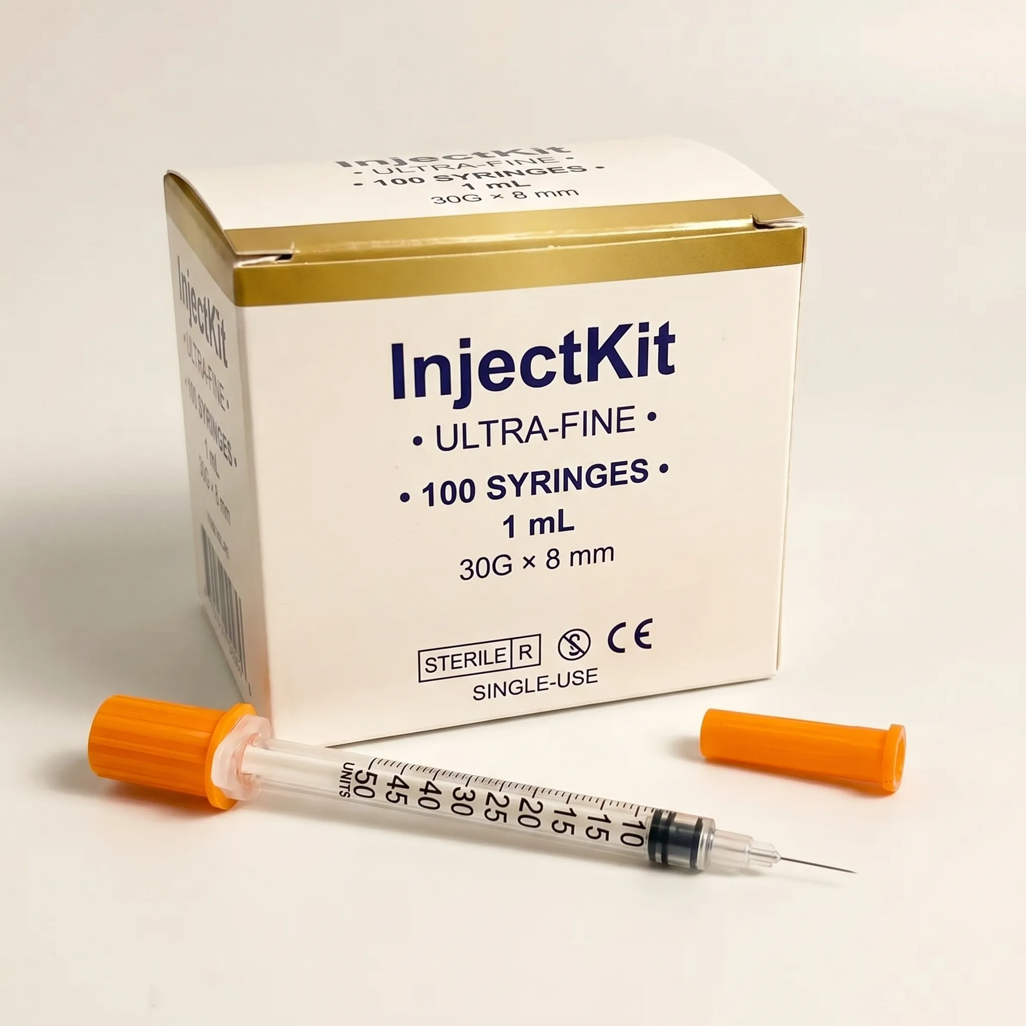 Sterile Spritzen 30G × 6mm