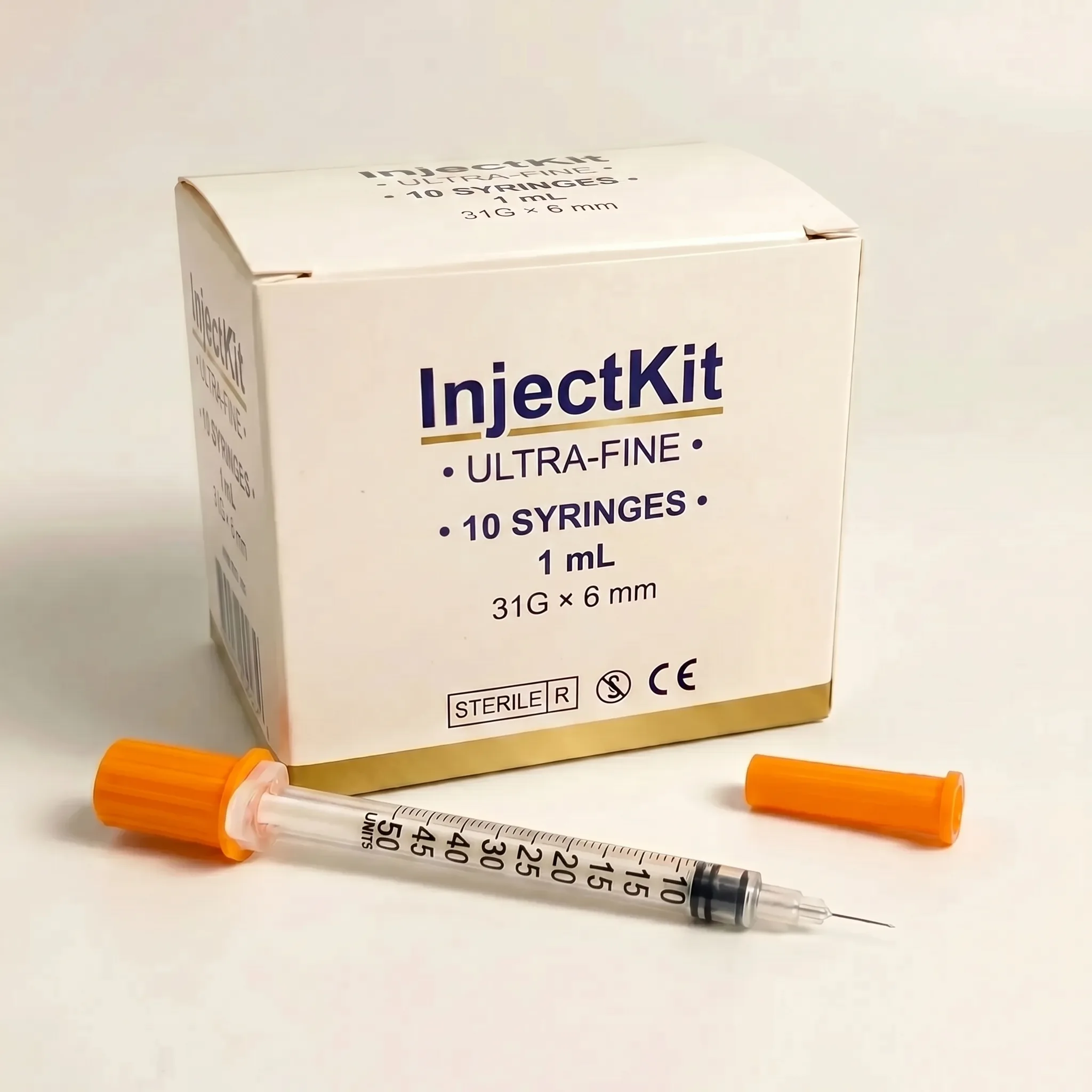 Sterile Spritzen 31G × 6mm