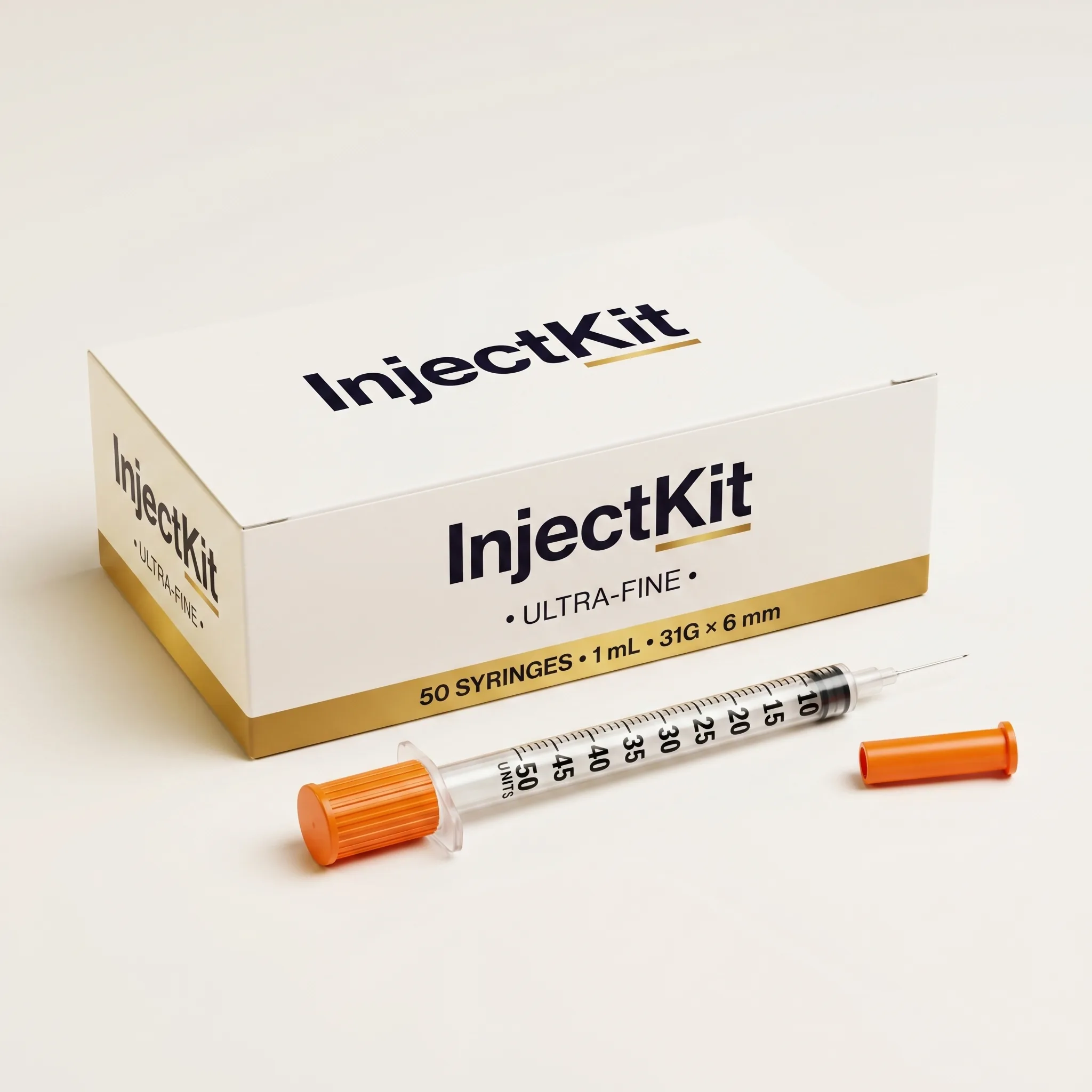 Sterile Spritzen 31G × 6mm